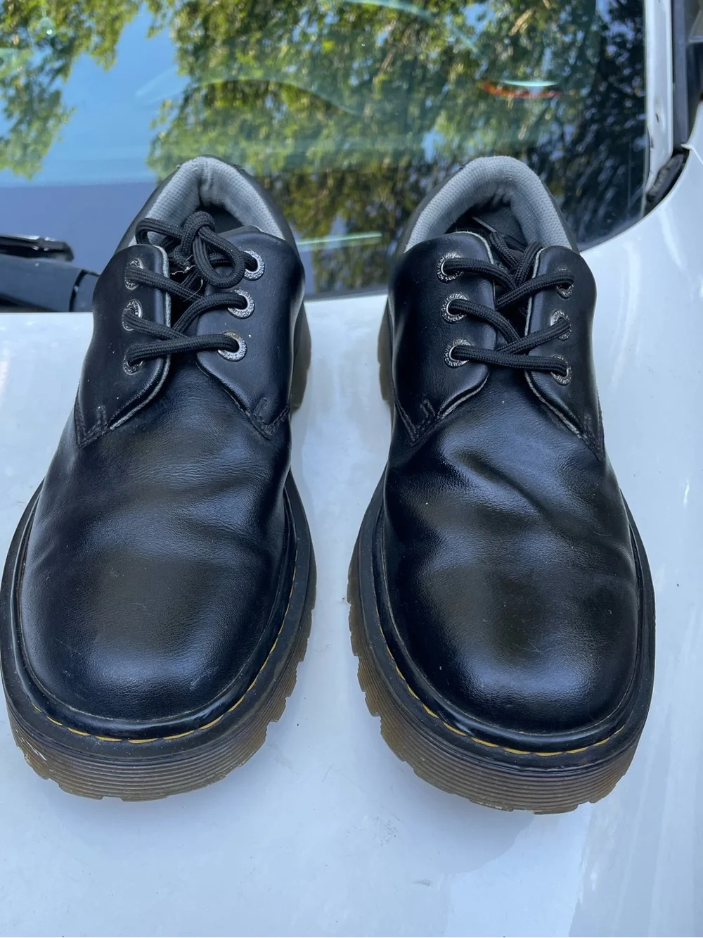 Dr Martens Kent Black Leather Oxford Shoes Size 9 Men’s